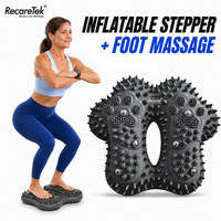 Accesorios de Fitness para Ejercicios de Step, Stepper Inflable, Máquina de Step para Interiores, Equipo de Ejercicio en Casa, Entrenador de Cardio