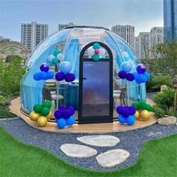 Dôme PC préfabriqué, maison romantique en forme d'ellipse, maison de villégiature Airbnb, dôme igloo ovale pour événements pour enfants, mariages et fêtes