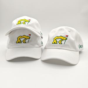 Casquette de baseball brodée personnalisée - Casquette de sport unisexe à 6 panneaux avec motifs Argyle et fruits en tissu popeline, ajustement réglable - Product Image 4