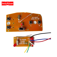 Module RC 2.4G 4CH, solution PCBA, ensemble émetteur-récepteur, carte de circuit pour voiture RC jouet, personnalisable