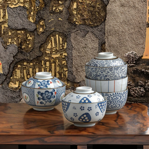 Tazón de Porcelana Ecológico de 9.4 oz, Tazón Moderno para Guisos con Tapa, Tazón Asiático - Product Image 3