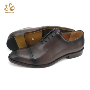 Chaussures habillées en cuir véritable à <span class=keywords><strong>semelle</strong></span> en caoutchouc de première qualité pour hommes, style africain, fabriquées à la main, chaussures habillées <span class=keywords><strong>marron</strong></span> pour hommes, Turquie - Product Image 4