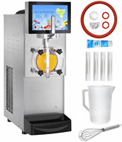 Mesin Slush Komersial 24-36L/H 2*12L untuk Bar, Minuman Dingin Thailand Baru 2024, Pembuat Koktail, Slush 220V-240V 50/60Hz