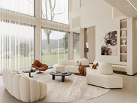 Design classique Rendu 3D Service de conception Mansion Style moderne Villa Design d'intérieur