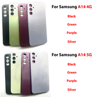 Cache arrière en verre pour batterie Samsung A06 5G A14 A145F A146B A16 4G A24, remplacement du boîtier arrière avec autocollant adhésif