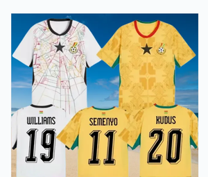 Maillots de football personnalisés domicile et extérieur – Tenues d'équipe 2627 Ghana domicile/extérieur – Maillot de football Coupe d'Afrique - Product Image 1