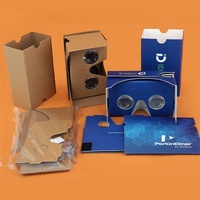 Portable 3d Réalité Virtuelle Bricolage VR Lunettes Réalité Virtuelle Google Carton VR Papier Visionneuse Boîte