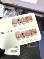 Vente en gros de faux ongles en acrylique courts carrés de formes variées, peints à la main, réutilisables, de haute qualité, à presser