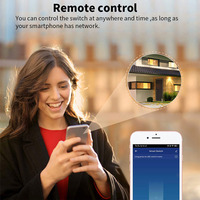 Interrupteur intelligent Wi-Fi Tuya 10A/16A pour la domotique, mini-interrupteur intelligent ON/OFF, prise en charge du contrôle bidirectionnel, interrupteur Wi-Fi DIY