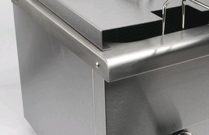 Friteuse électrique commerciale, équipement de cuisine robuste, avec Double réservoir <span class=keywords><strong>12l</strong></span> + <span class=keywords><strong>12l</strong></span>, appareil à friture pour le poulet - Product Image 5