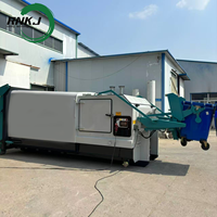 Compacteur de déchets mobile RNKJ 12m avec pompe à moteur à engrenages, haute efficacité, collecteur de déchets électrique (certifié ISO)