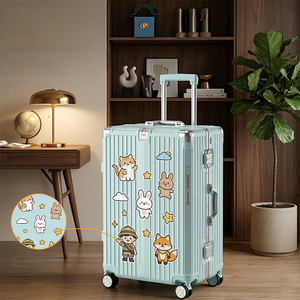 Autocollant de transfert UV DTF personnalisé, étiquette en cristal 3D imperméable, autocollant mignon de dessin animé pour bagages et valises - Product Image 2