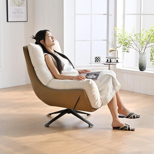 เก้าอี้โซฟาเดี่ยวสไตล์มินิมอลสมัยใหม่ ปรับเอนได้ โครงสร้างแข็งแรง สำหรับห้องนั่งเล่น - Product Image 5