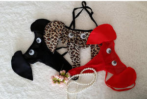 Caleçons pour hommes avec poche en forme d'éléphant, caleçons longs à poche U, caleçons taille basse, <span class=keywords><strong>string</strong></span>, tanga amusant et sexy - Product Image 5