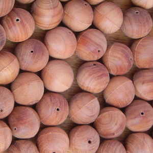 Cuentas Sueltas de Madera de Sándalo para Meditación - Color Natural de Madera, Estilo Religioso - Product Image 4