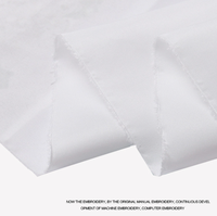 Tissu de doublure 100 Polyester 240T, uniforme scolaire, de couleur blanche, vente en gros d'usine