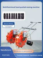 Semoir à double rangée à poussée manuelle pour maïs, soja, riz, blé, semoir automatique multifonctionnel avec 1 an de garantie de Chine