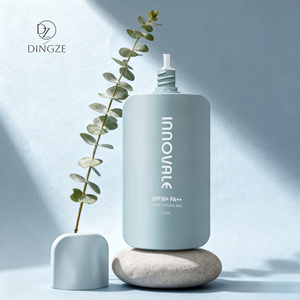 Stokta Sıcak Satış Biyolojik Olarak Parçalanabilir 50ml Güneş Kremi Özel Krem Ambalajı Sıkılabilir Boş Kozmetik Plastik Şişeler - Product Image 2