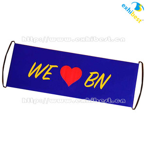 لافتة تمرير محمولة يدويًا قابلة للسحب "يجب أن تكون هنا" لافتة دوارة محمولة يدويًا قابلة للسحب - Product Image 2