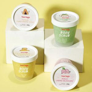 Gommage Visage au Curcuma Naturel Bio Vegan Personnalisé OEM, Gommage Corporel Exfoliant Éclaircissant au Sucre de Fruits - Product Image 6