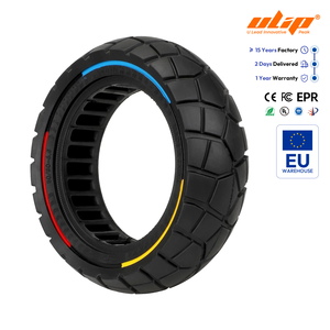 Neumático Sólido Todoterreno Ulip 80/50-6.5 de 10 Pulgadas, 80/50-6.5, No Inflable, Accesorios para Bicicleta Eléctrica con Triple Anillo para Kukirin T3 - Product Image 1