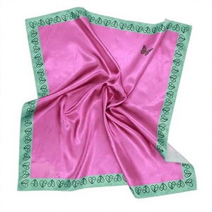 Custom Logo Silk Bandana Satin Scarf Printed Headscarf Hair Scarf Four Seasons Fashion <b>Accessory</b> - Product Image 3