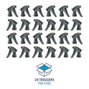 Pulvérisateur à gâchette résistant aux produits chimiques Boardwalk 320CR avec tube gris de 9,5 po, 24 unités par paquet, 24 paquets par carton - Product Image 2