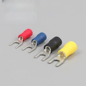 Giá rẻ 12-10 đo Nylon hoàn toàn cách điện dâ<span class=keywords><strong>y</strong></span> Doanh <span class=keywords><strong>Spade</strong></span> nối thiết bị đầu cuối nam và nữ spades vật liệu đồng - Product Image 1