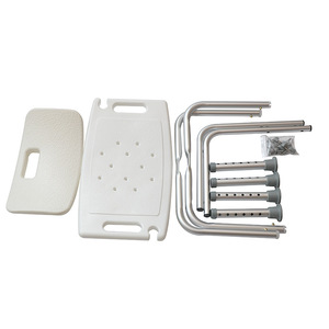 Chaise de douche en alliage d'aluminium, 51x31cm, réglable en hauteur, pour personnes âgées et femmes enceintes - Product Image 4