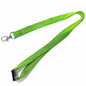 Factory Direct environmental protection lanyard recyclable lanyard pet yarn bamboo fiber neck comfortable lanyard