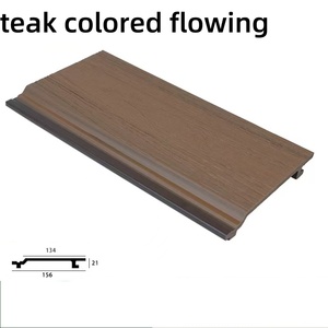 Hochwertige Wand materialien Panel Dekorative Abstellgleis <span class=keywords><strong>Wpc</strong></span> Lamelle Wand verkleidung Designs Außen verkleidung Außen - Product Image 3