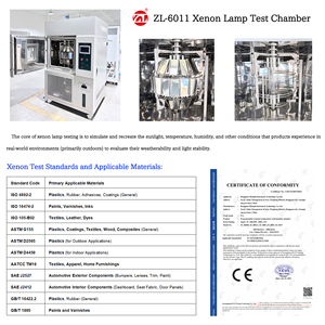 Cámara de Envejecimiento por Arco de Xenón ASTM G155 SAE J2412 para Interiores de Automóviles, Cuero, Tableros, Asientos y Telas - Product Image 2