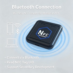 Lector/Grabador de Tarjetas Inteligentes USB RFID NFC 13.56MHz, Codificador/Emisor ABS, Compatible con Distancia de Lectura de 3-5cm para Hoteles - Product Image 4