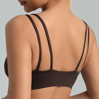 2025 soutien-gorge de sport pour femmes respirant haute élastique Fitness soutien-gorge antichoc Compression fixe tasse Yoga soutien-gorge pour Gym course nouveau Design