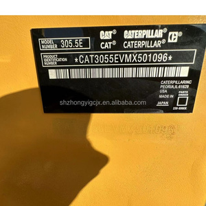 Pelle hydraulique d'occasion la moins chère de l'UE, conforme EPA 5, 5 tonnes CAT305.5E 305.5E2, pour usage agricole, engins de terrassement d'occasion 4, 5 et 6 tonnes - Product Image 6