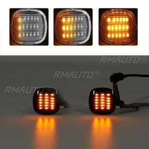 Luz de Señalización Dinámica para Automóvil, Lámpara LED de Señal de Giro para SKODA Octavia Mk1 Mk2, para AUDI A3 A4 A8, para SEAT Leon Mk1 Ibiza Mk2 - Product Image 1
