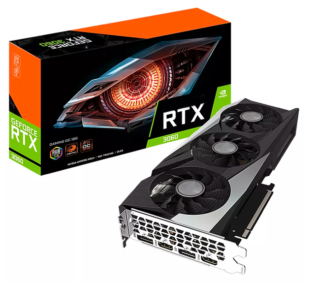 New RTX 3060 Ti Desktop for Gaming, Equipped with 60m/pcs Hash Rate PCI Express Interface Cooling Fan; Includes 3060ti Graphics