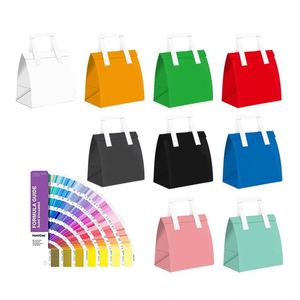 Customized Logo Disposable Non Woven Thermal Bag for Beverage Takeout with Handle - Product Image 1