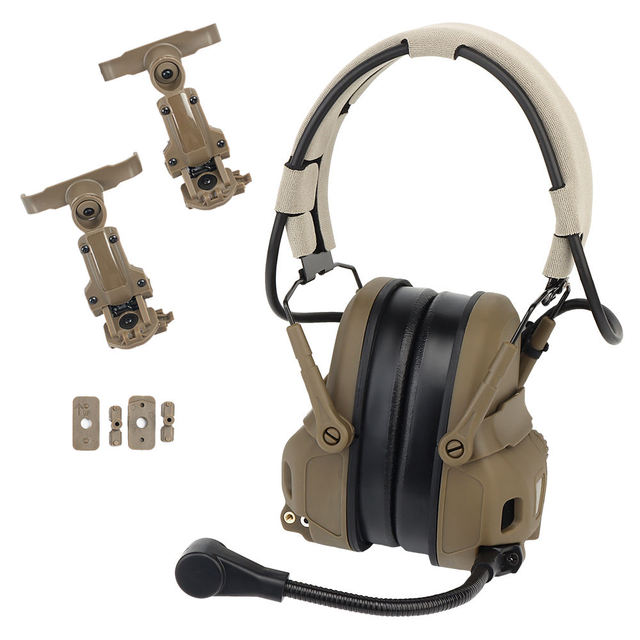JinTeng Outdoor Sports Head Helmet Two Styles Sound Pickup Noise Reduction Version Gen 6 HD17 Sixth Generation Tactical Headset