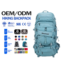 Sac à dos de ski avec cadre interne, imperméable, 35L-50L, en nylon, avec bretelles réglables pour les sports de plein air, la randonnée et l'escalade