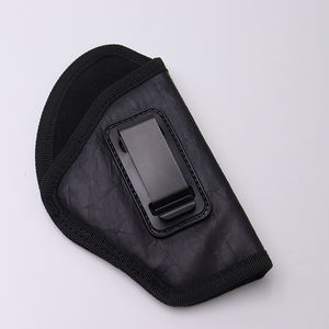 <span class=keywords><strong>Iwb</strong></span> Verborgen Draagtas Met Metalen Clip Snel Trekken In De Tailleband Zacht Materiaal Tactische Pistoolhouder Pu-Leer - Product Image 2