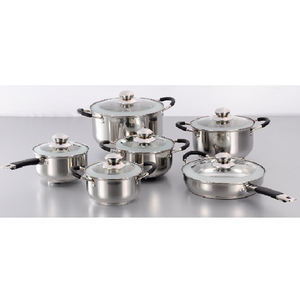 NOUVELLES IDÉES DE PRODUIT <span class=keywords><strong>2023</strong></span> <span class=keywords><strong>FH</strong></span>-400 12PCS Vaisselle en acier inoxydable Ensembles d'ustensiles de cuisine - Product Image 1