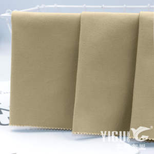 일반 염색 짠 면 트릴 스판덱스 원단 16*16 + 70D 97% 면 3% 엘라스탄 통기성 스트레치 트릴 레이디 팬츠 섬유 - Product Image 5