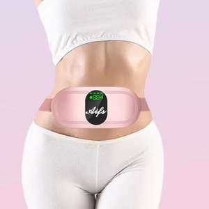 Almohadilla de calefacción Menstrual inalámbrica con pantalla Digital portátil, masaje de calentamiento rápido, cinturón envolvente para la cintura, masajeador Menstrual para mujer - Product Image 1