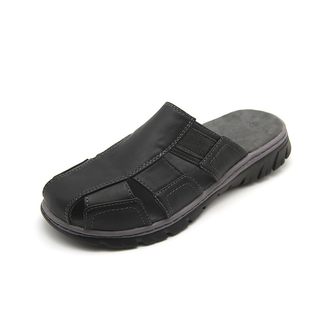 Summer Sandals Peshawari Chappal Leather Slides Slippers for Men