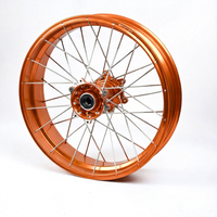 Roue avant Supermoto 17 pouces pour Sur-Ron Ultra Bee 17x3.0, jante tubeless en alliage d'aluminium CNC haute performance, kit de conversion pour course de vélos électriques