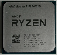 Para procesadores Amd Ryzen 7 5800X3D Cpu de 8 núcleos y 16 hilos a 3.4 Ghz con zócalo Am4