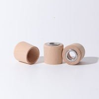 Tapas de Madera para Botellas de Perfume con Logotipo Personalizado de Lujo, Tapas Ecológicas de Madera Natural de Fresno, Haya y Pino para Botellas de Vidrio de 50 ml y 100 ml