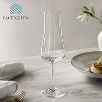 Verre à vin mousseux élégant et raffiné à pied haut pour bar à domicile, dîners élégants, événements festifs, service de champagne