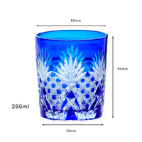 Handgesneden zandgestraald glas met bloemenpatroon, op maat gegraveerd, voor whisky, bourbon, brandewijn, hotels, bars, groothandel
